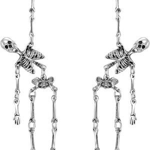 Halloween Earrings Skeleton Skull Earrings for Women Punk Gothic for Halloween P